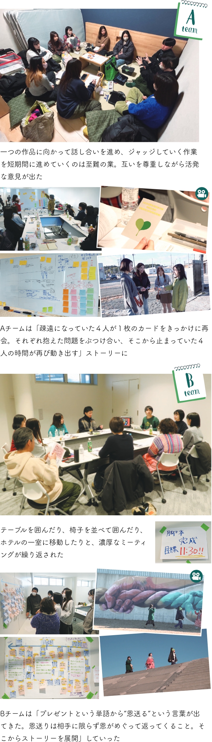 Aチーム／Bチーム 活動風景